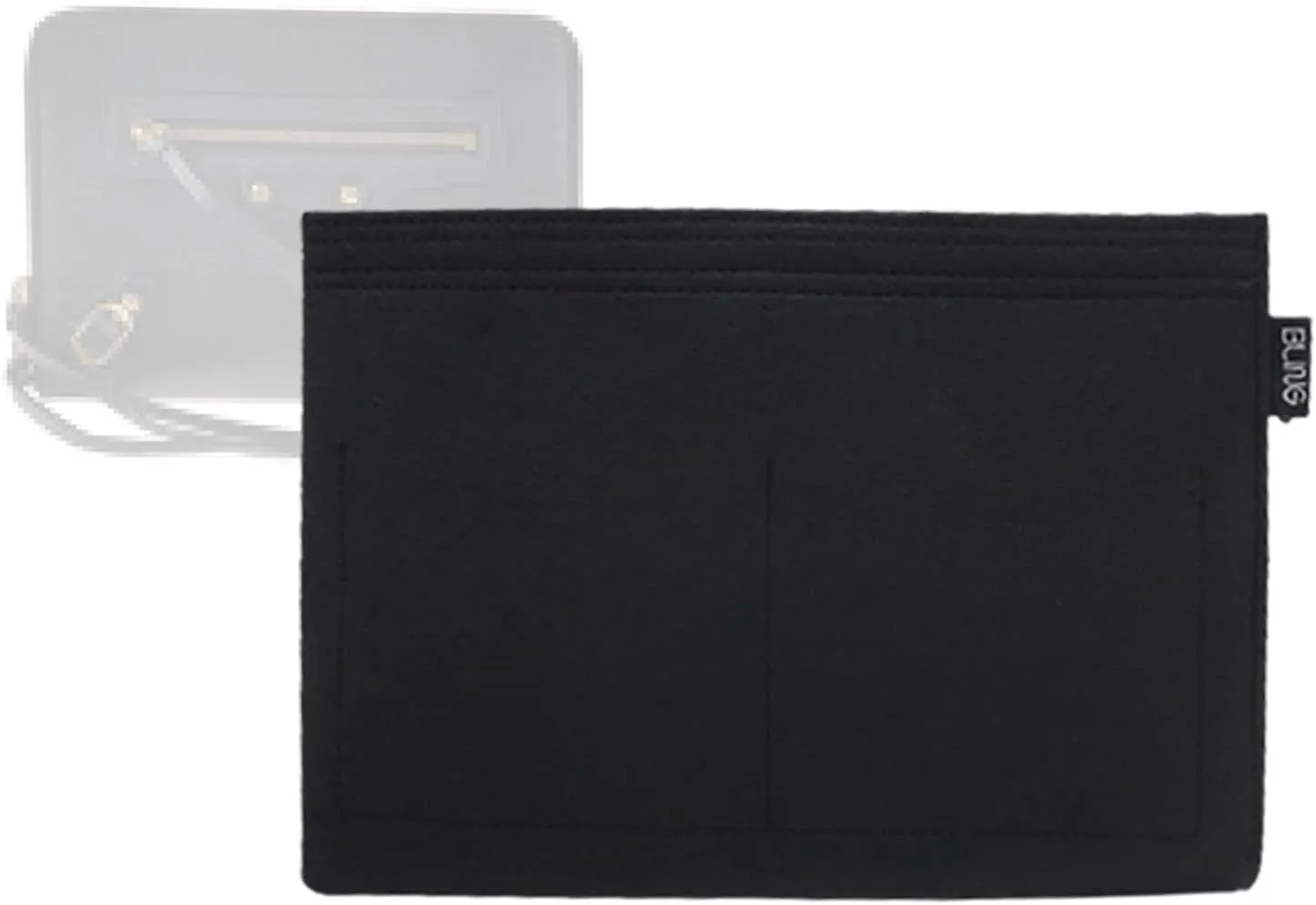 Purse Organizer for Balenciaga Classic City Zip Pouch Inserts Bag in Bag Shapers