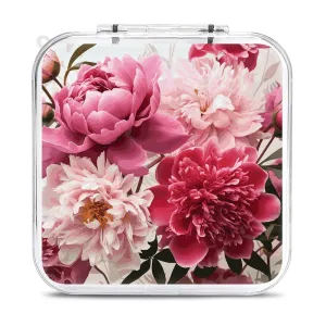 QMNBTES Botanical Floral Switch Game Case Switch Game Holder Cartridge Case Storage 12 Games & 2 Micro Sd Card Slots, Travel Carry Cases, Portable Games Card Storage, Hard Shell, Buckle Closure