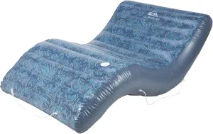 QUIKSILVER Oversized Pool Lounger Float – Extra-Large Inflatable Lounge Chair with Backrest & Cup Holders, Durable & Comfortable Pool Float for Adults – Perfect for Pool, Lake, or Beach