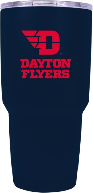 R and R Imports 24 oz oz Black Insulated Stainless Steel Tumbler (Navy) Officially Licensed Collegiate Product