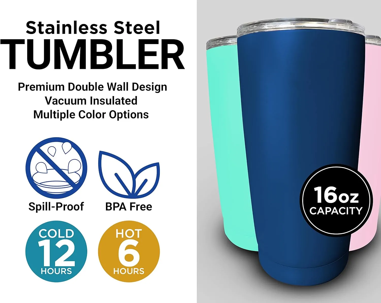 R and R Imports Canoa Beach Ecuador Souvenir 24 oz Seafoam Insulated Stainless Steel Tumbler Turtle Design