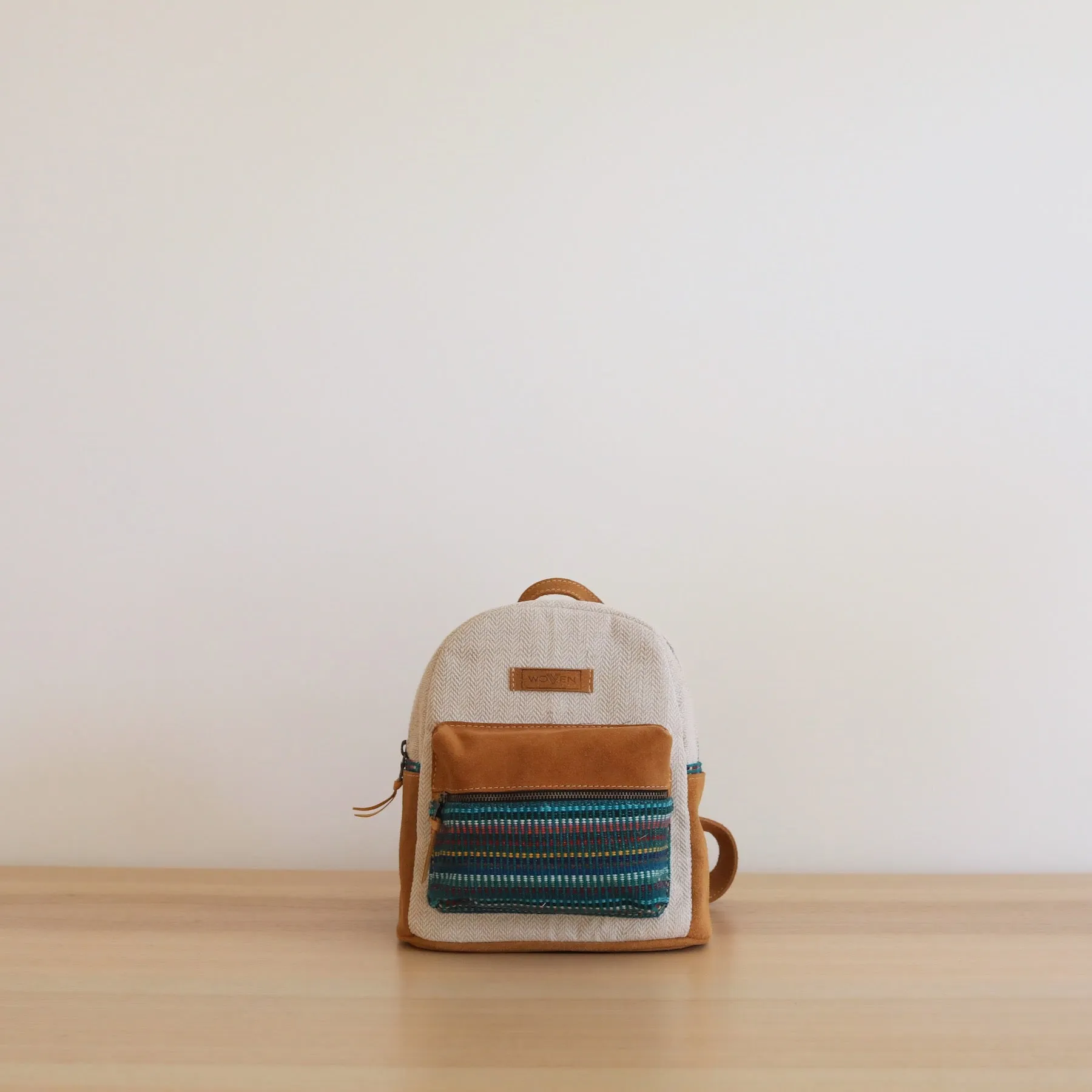 Recycled Fabric Mini Backpack
