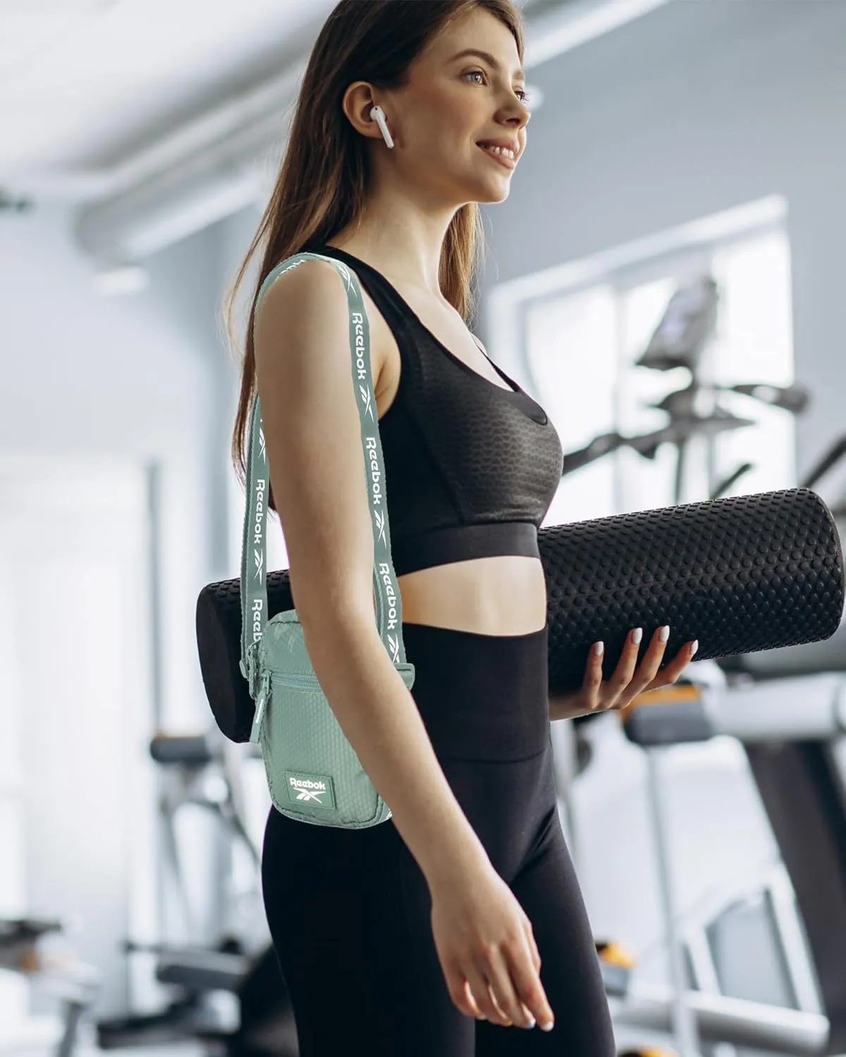 Reebok Womens Crossbody Bag - Lightweight Small Crossbody Bags for Women, Compact Casual Sling Shoulder Bag for Everyday Use