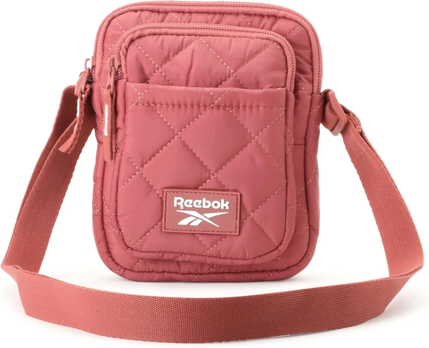 Reebok Womens Crossbody Bags - Lightweight Sling Cell Phone Purse, Quilted Small Crossbody Bags Women