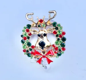 Reindeer Greetings Badge Reel