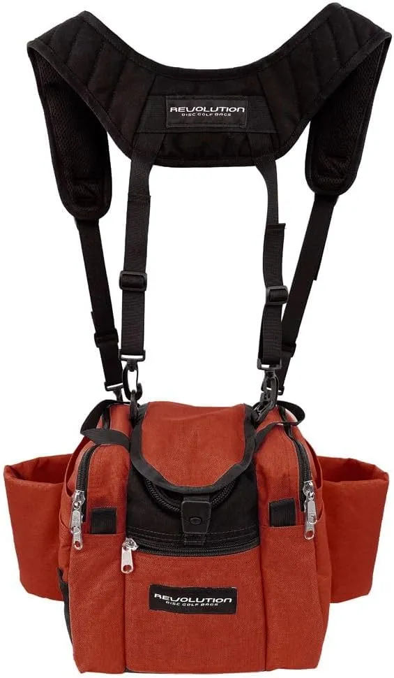 Revolution Mini Deluxe V3 Disc Golf Bag - Rust