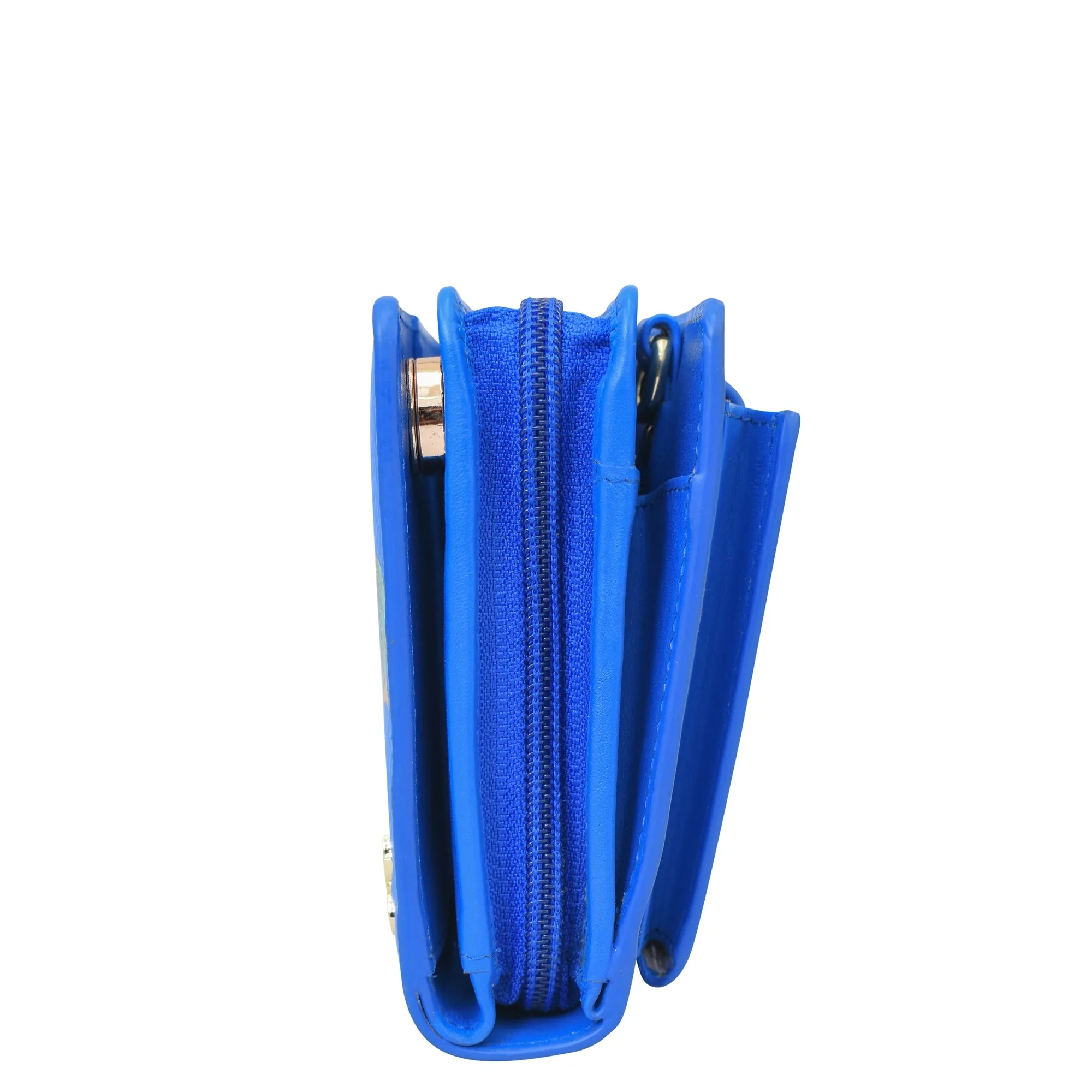 RFID Blocking Organizer Wallet Crossbody - 1149