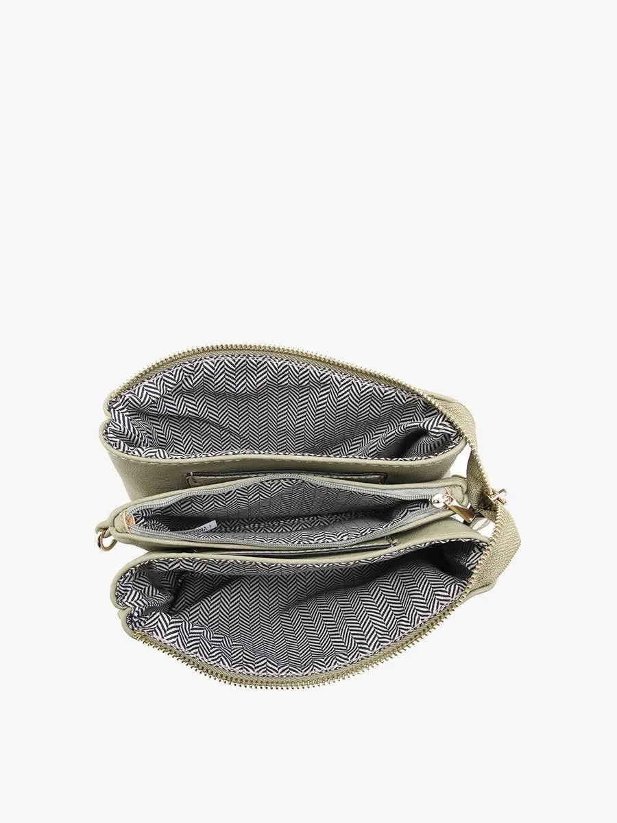 Riley Compartment Wristlet/Crossbody