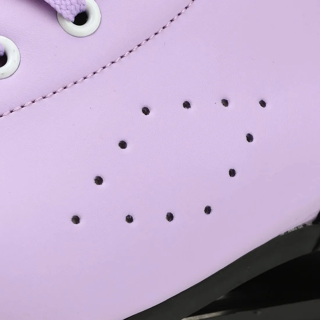 Roller Skates for Women and Men Cowhide High-Top Shoes Classic Double-Row Roller Skate Four-Wheel Roller Skates for Men Girls Unisex