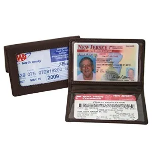 Royce Leather Tri View Id Holder