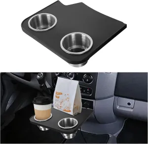 RV Cup Holder Accessories for Mercedes-Benz 2006-2018 Sprinter NCV3 Camper Van Snack Tray Phone Table Stainless, SP-CUP-0618
