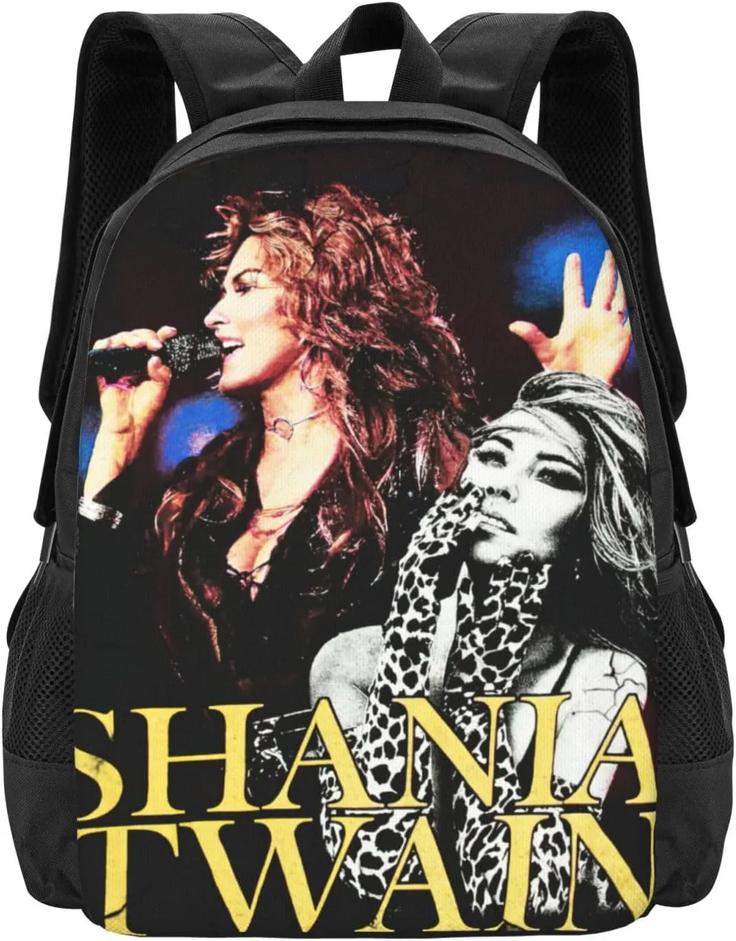 Shania Great Artist Twain Laptop Backpack Gym Bags Work Rucksack Cool Travel Bags Unisex Adult Casual Daypack for Camping Computer Bag