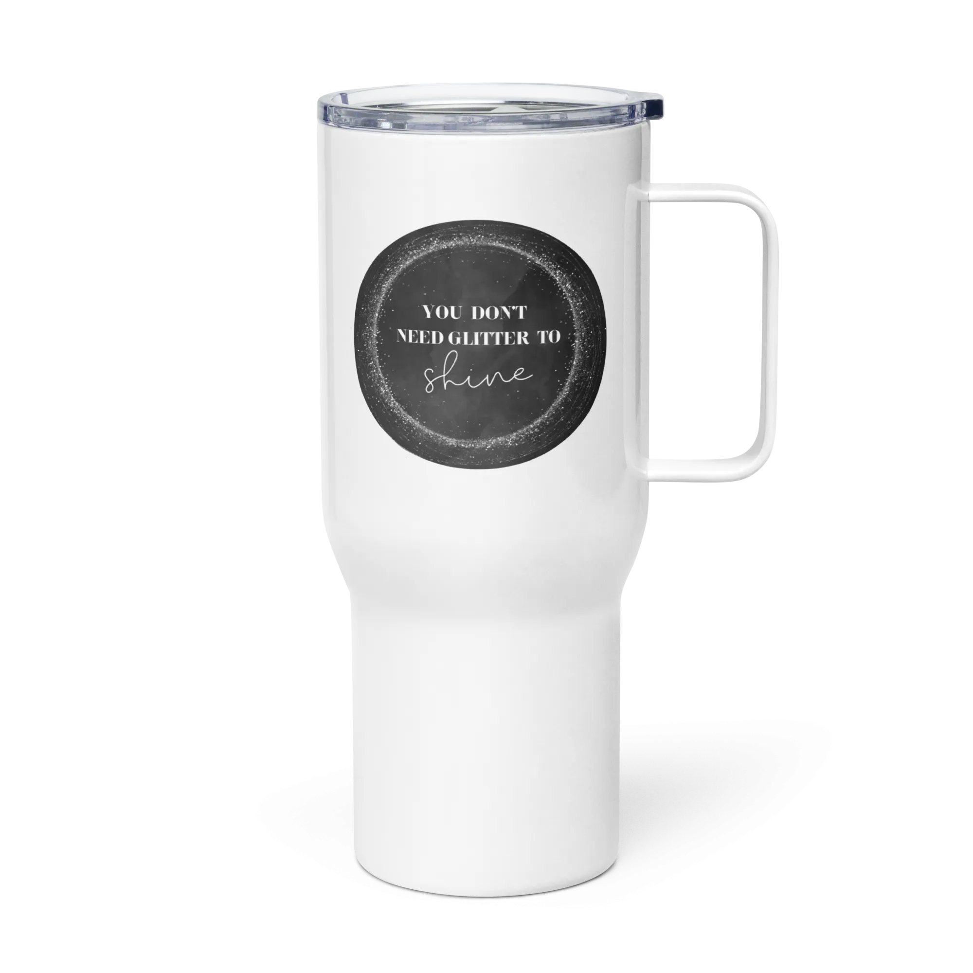SHINE Travel mug with a handle