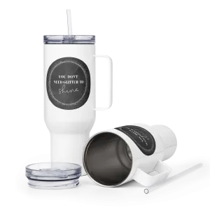 SHINE Travel mug with a handle