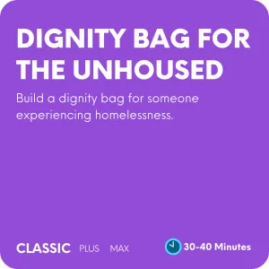 Shiseido Dignity Bags for the Unhoused