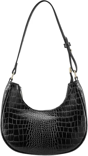 Shoulder Bags for Women,Classic Cute Hobo Tote Handbag Mini Clutch Purse with Zipper Closure