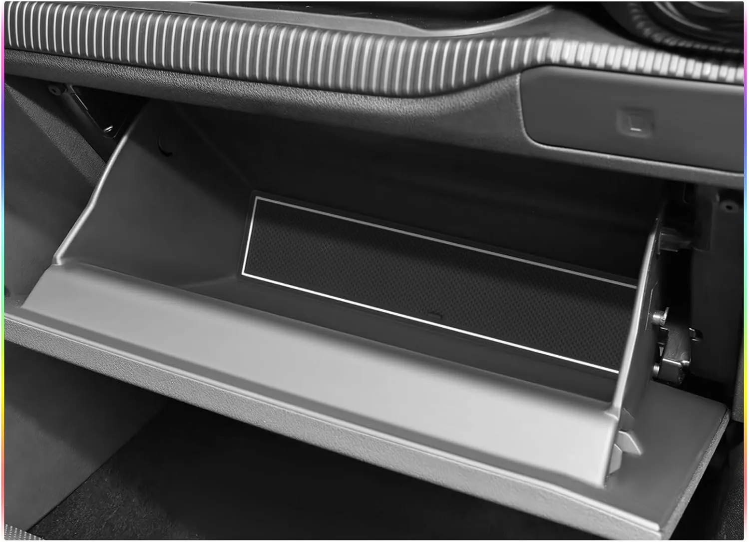 SKTU Door Slot Mat for 2024 2025 Ford Ranger Door Groove Gate Pad Ford Ranger 2024 2025 Accessories Fit 2024 2025 Ranger (XL/XLT/LARIAT/Raptor) Door Compartment Cup Center Console Liners (17Pcs White)
