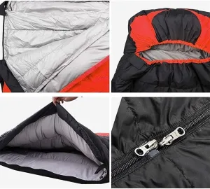 Sleeping Bag Down Sleeping Bag Thick Warm Isolated Dirty Sleeping Bag for Indoor Outdoor Camping Travel Can Be Spliced Rectangular Sleeping Bags Survival Equipment
