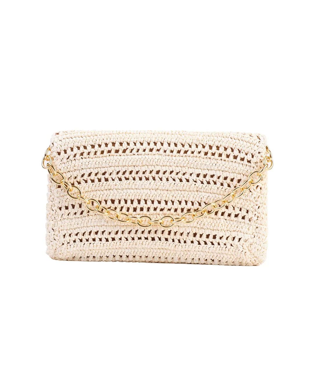 Slim Raffia Clutch 6B