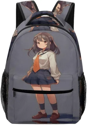 Small Backpacks Personalized Anime Printing Travel Bag Lightweight Travel Backpack For Women Men