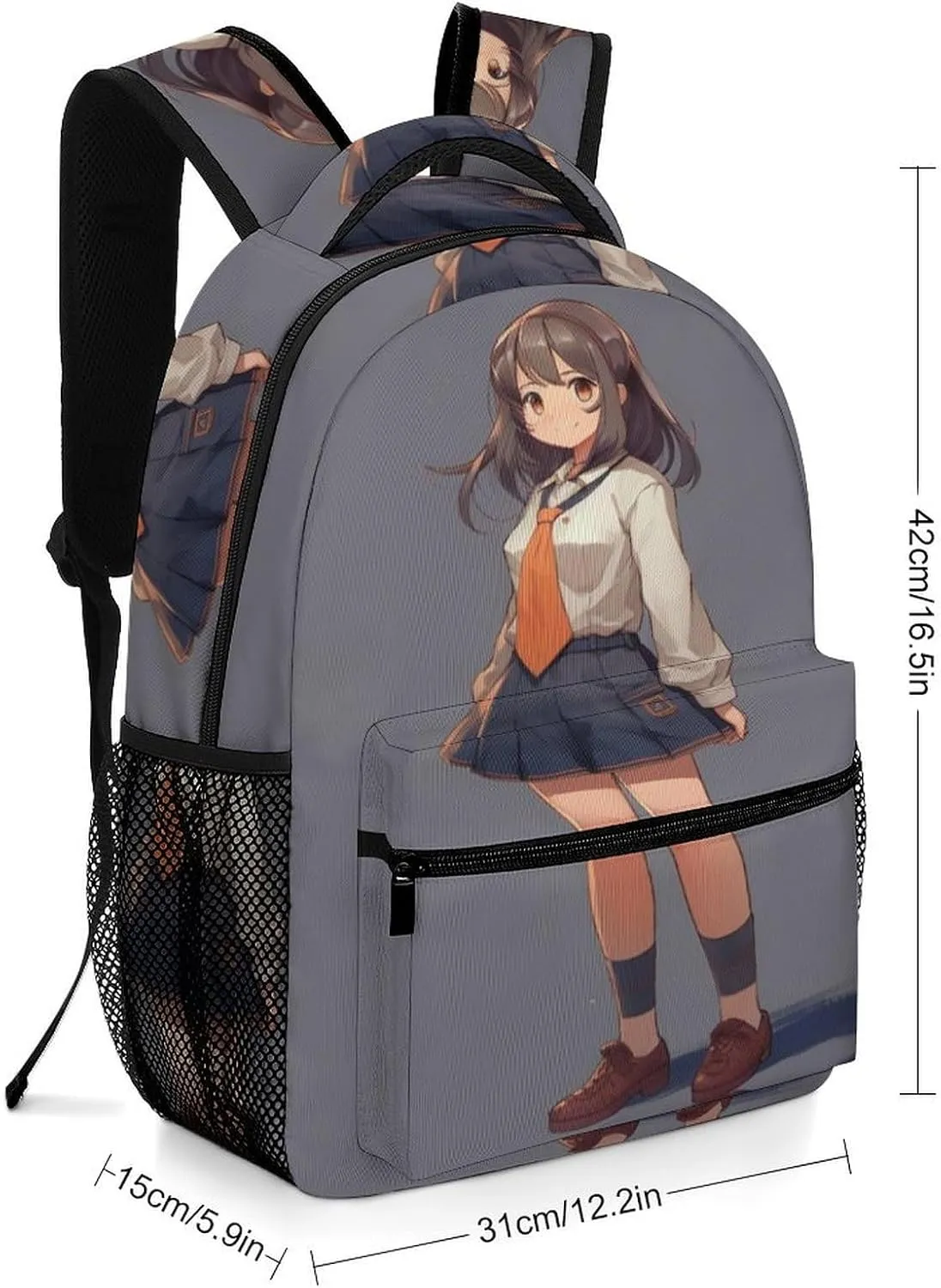 Small Backpacks Personalized Anime Printing Travel Bag Lightweight Travel Backpack For Women Men