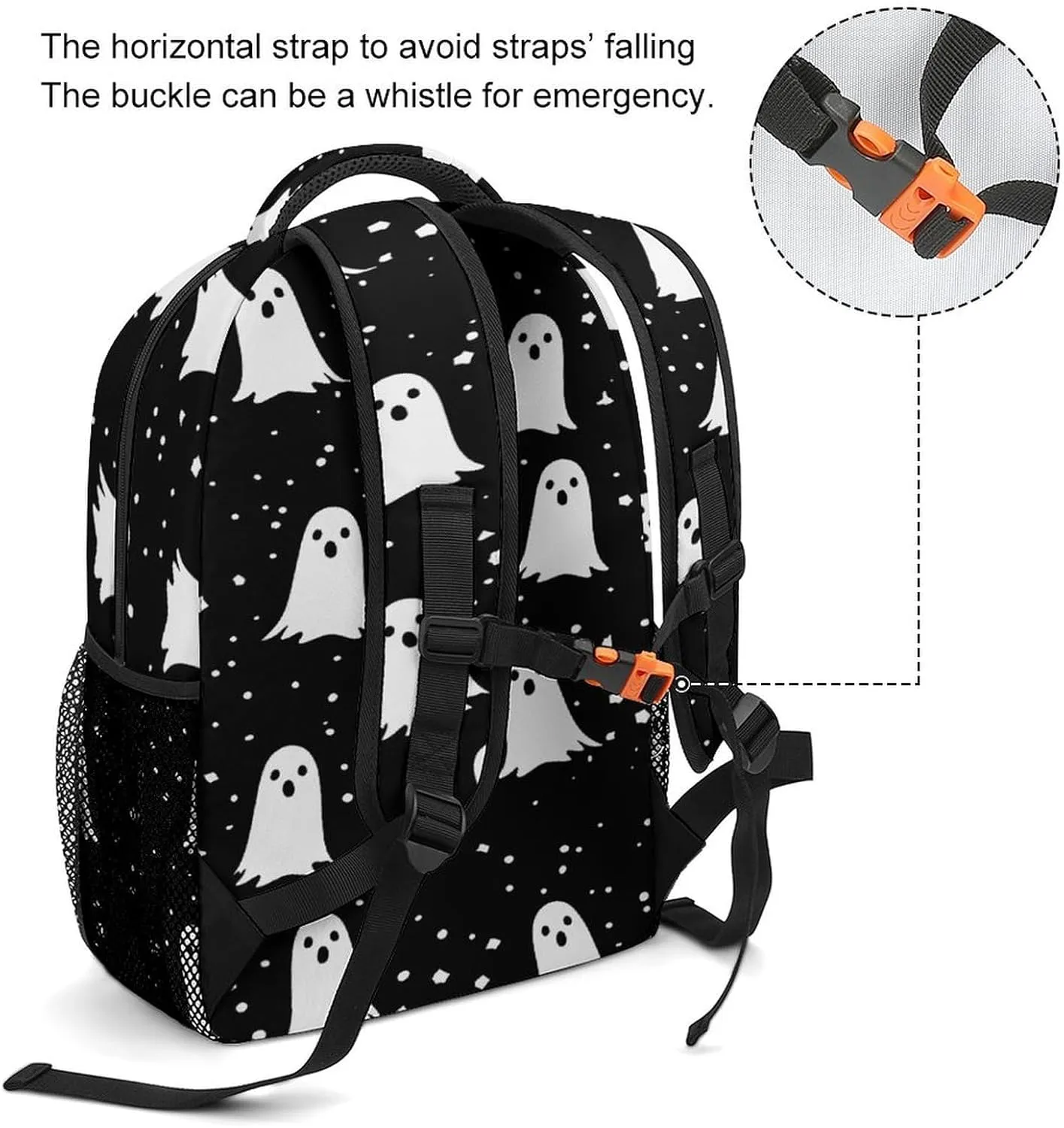 Small Backpacks Personalized Black-and-white Style Printing Travel Bag Lightweight Travel Backpack For Women Men