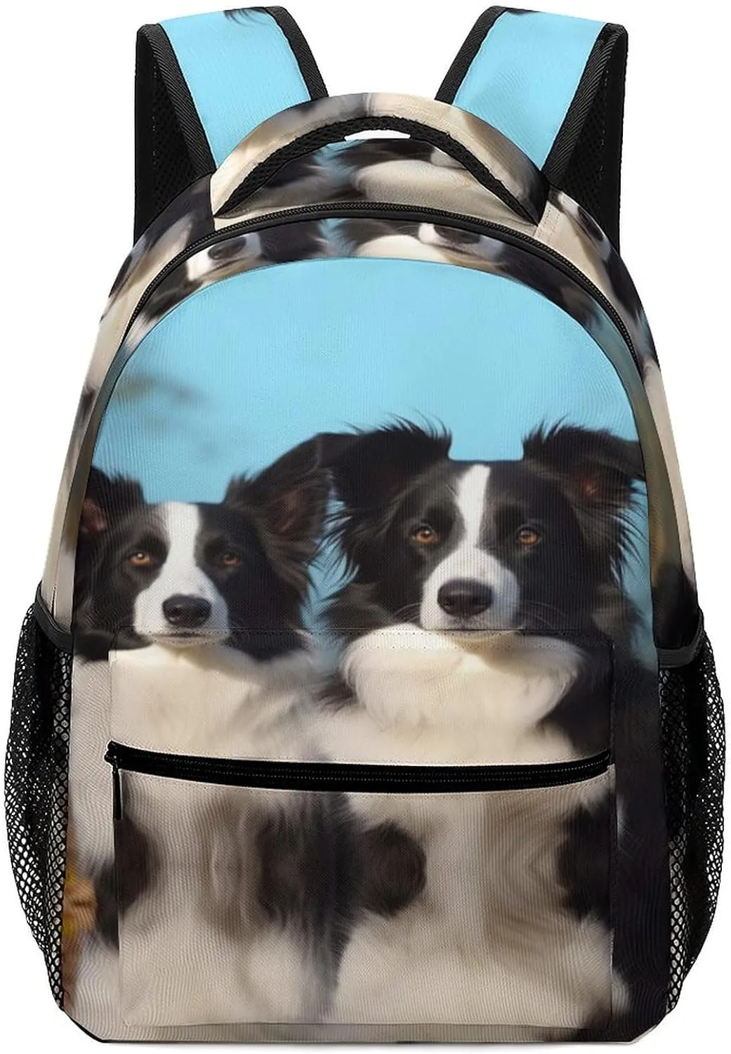 Small Backpacks Personalized Border Collie Printing Travel Bag Lightweight Travel Backpack For Women Men
