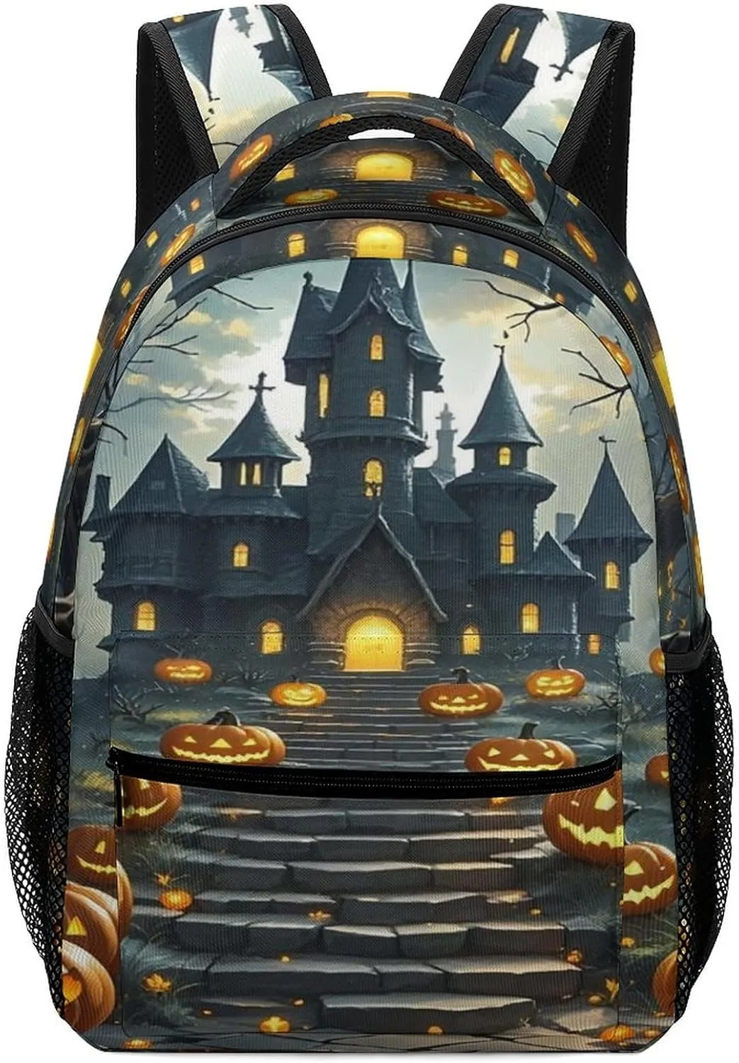 Small Backpacks Personalized City Terror Forest Printing Travel Bag Lightweight Travel Backpack For Women Men