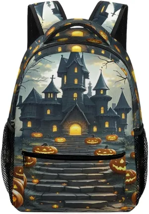 Small Backpacks Personalized City Terror Forest Printing Travel Bag Lightweight Travel Backpack For Women Men
