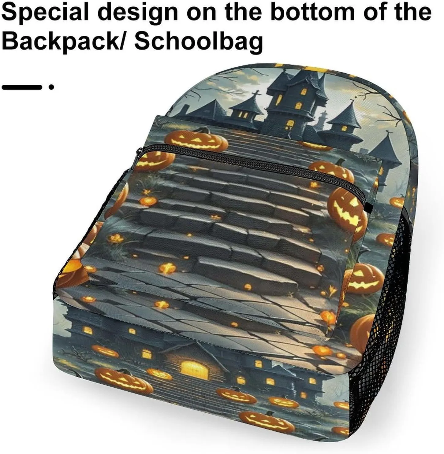 Small Backpacks Personalized City Terror Forest Printing Travel Bag Lightweight Travel Backpack For Women Men