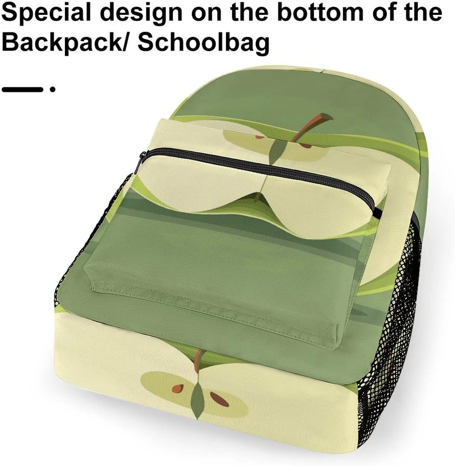 Small Backpacks Personalized Cut in Half Printing Travel Bag Lightweight Travel Backpack For Women Men