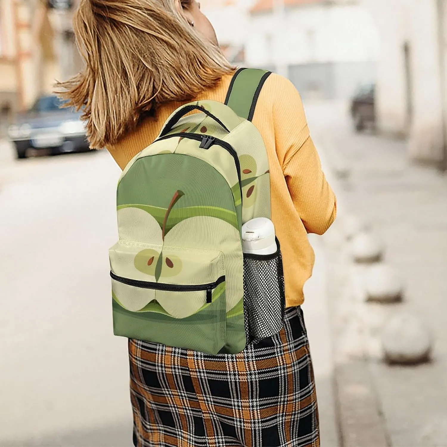 Small Backpacks Personalized Cut in Half Printing Travel Bag Lightweight Travel Backpack For Women Men
