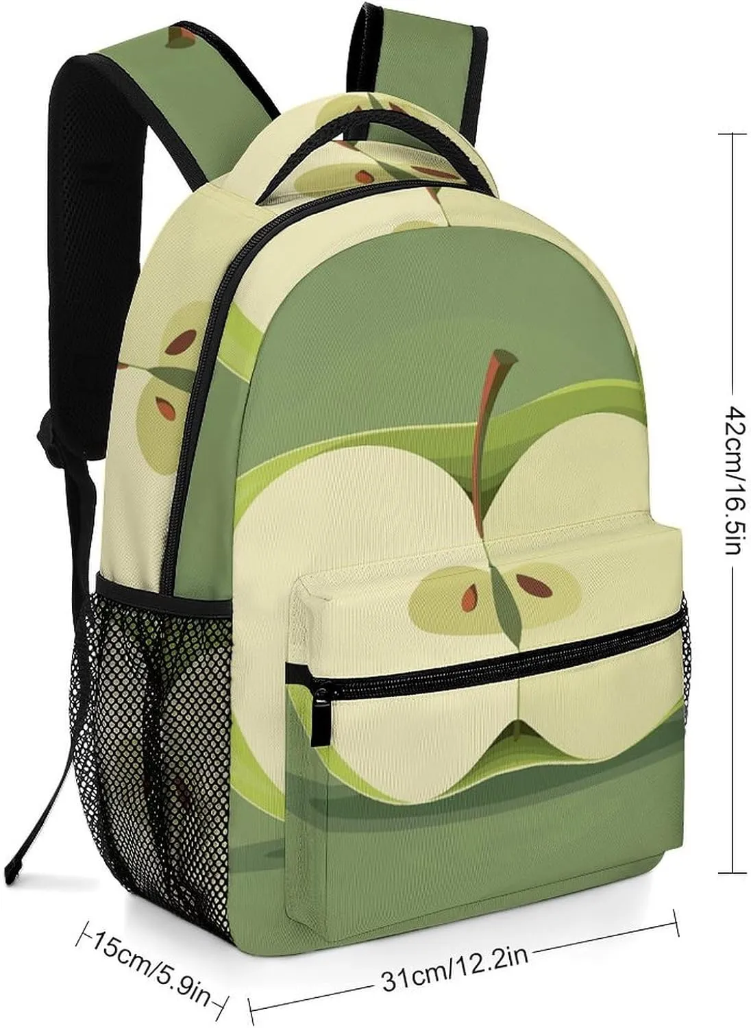 Small Backpacks Personalized Cut in Half Printing Travel Bag Lightweight Travel Backpack For Women Men