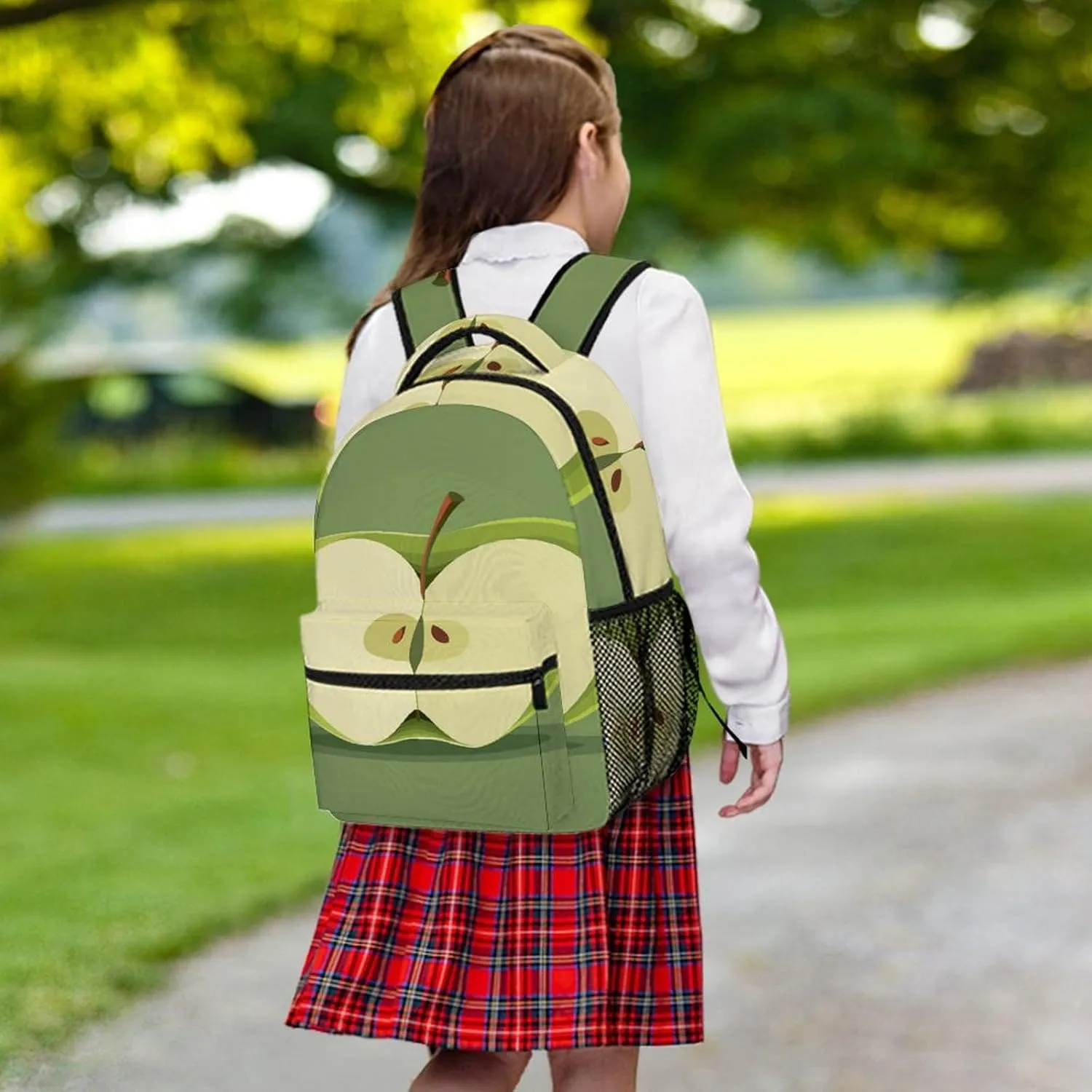 Small Backpacks Personalized Cut in Half Printing Travel Bag Lightweight Travel Backpack For Women Men