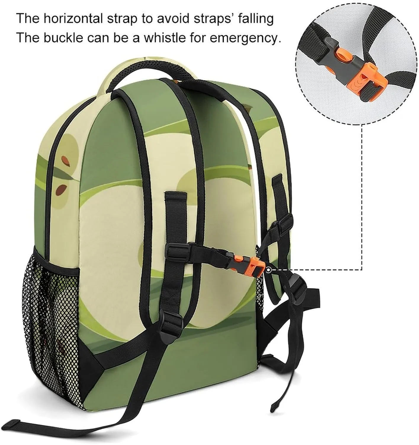 Small Backpacks Personalized Cut in Half Printing Travel Bag Lightweight Travel Backpack For Women Men