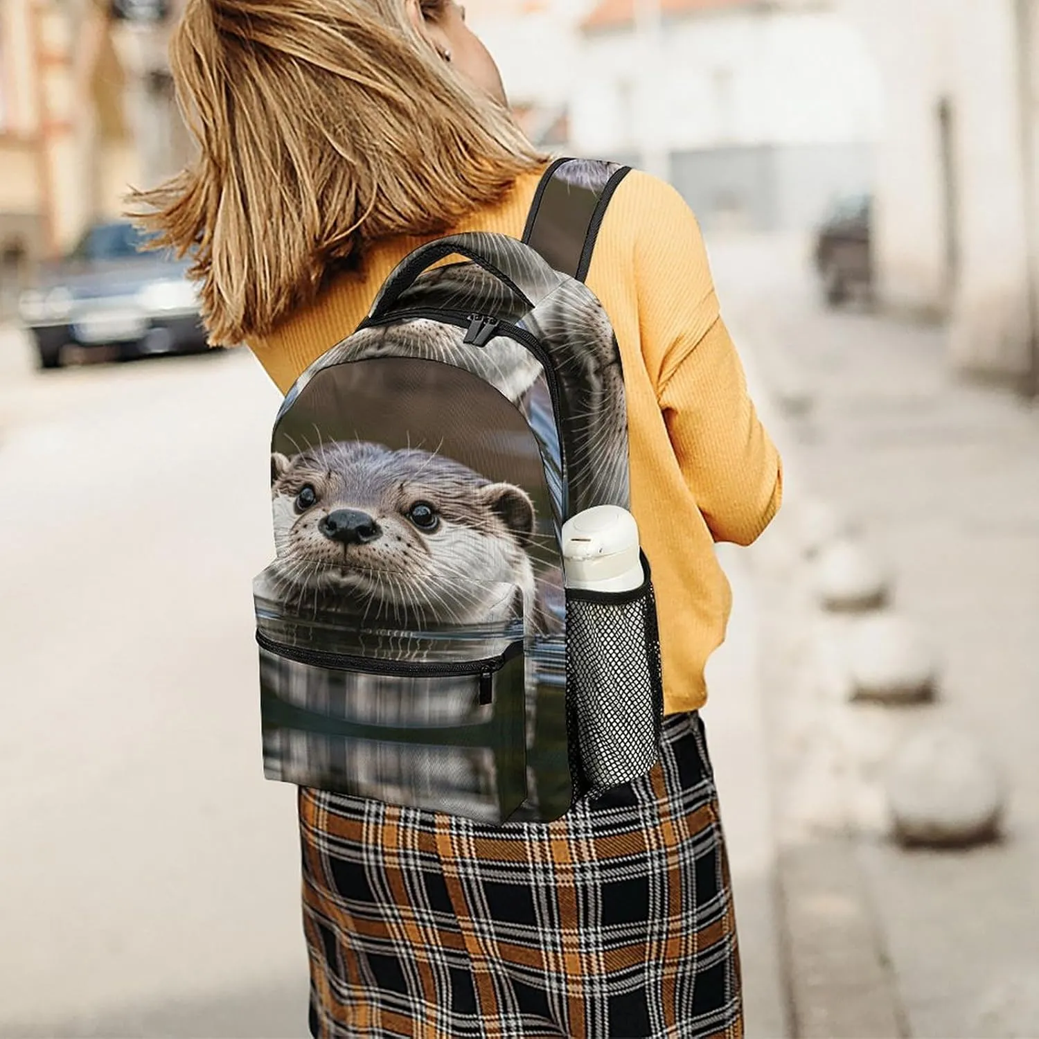 Small Backpacks Personalized Cute Small Animals Printing Travel Bag Lightweight Travel Backpack For Women Men