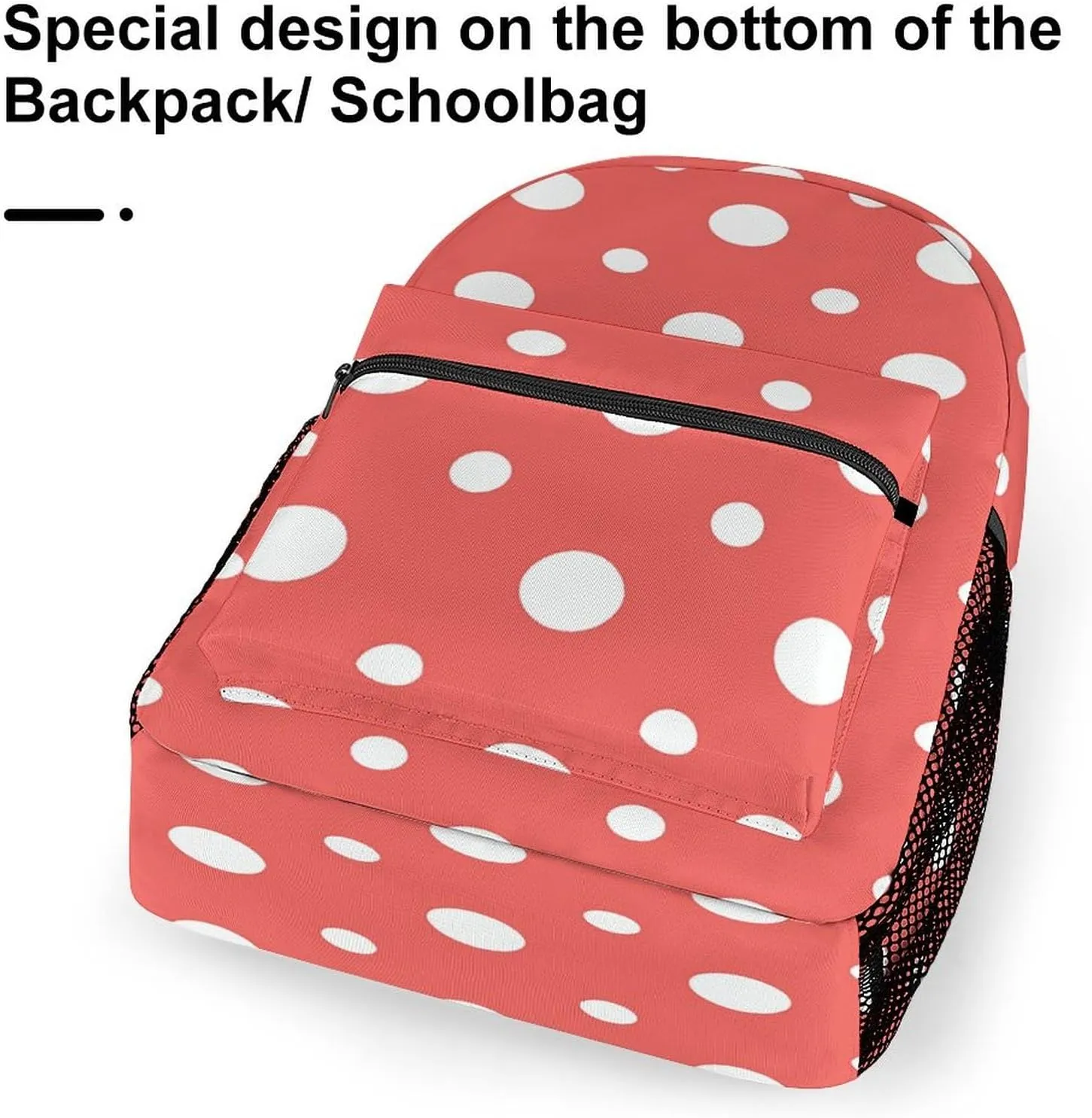 Small Backpacks Personalized Dots Seamless Pattern Printing Travel Bag Lightweight Travel Backpack For Women Men