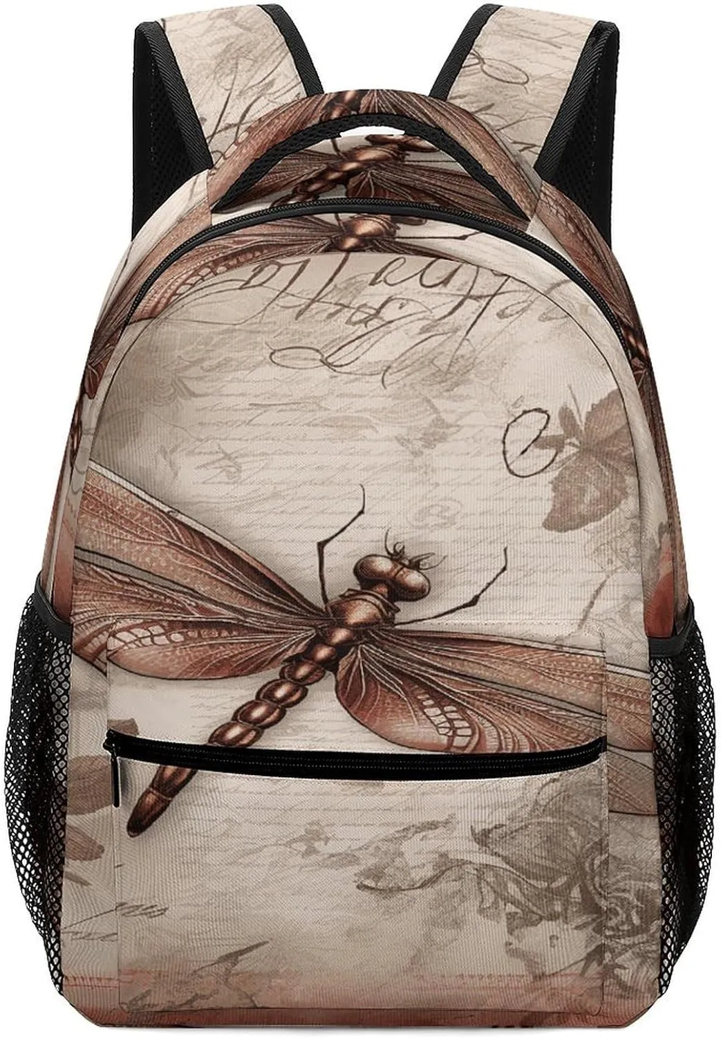 Small Backpacks Personalized Dragonfly Printing Travel Bag Lightweight Travel Backpack For Women Men