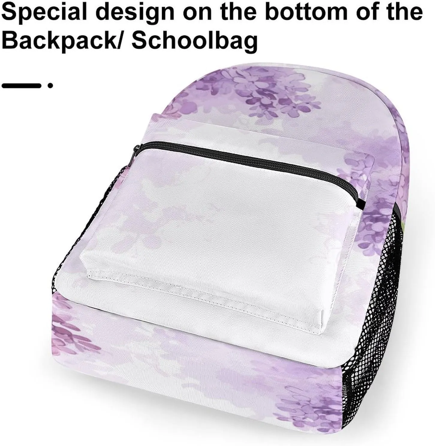 Small Backpacks Personalized Flowers in Blossom Printing Travel Bag Lightweight Travel Backpack For Women Men