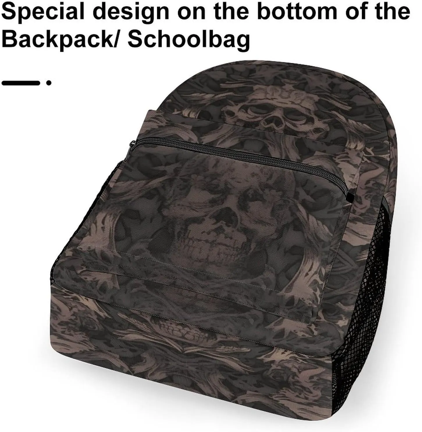 Small Backpacks Personalized Gothic Wallpaper Printing Travel Bag Lightweight Travel Backpack For Women Men