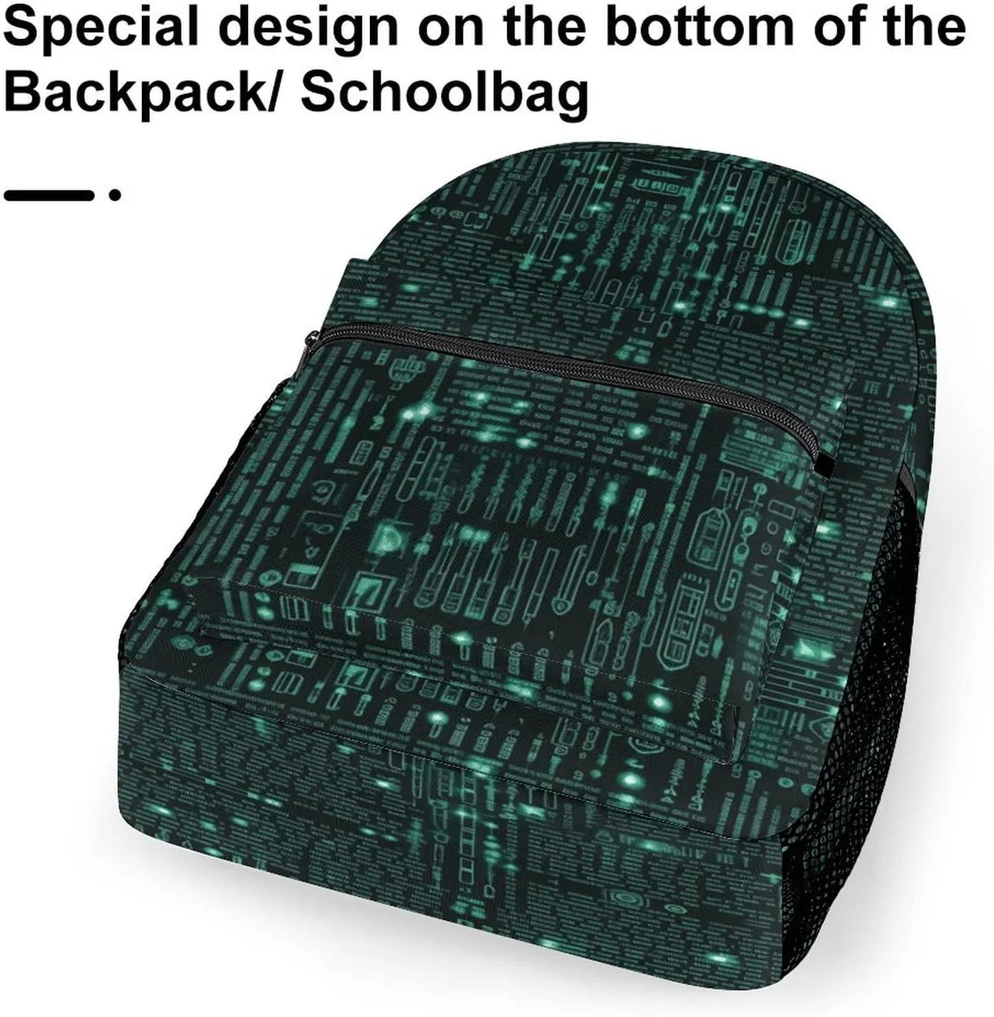 Small Backpacks Personalized Hacker Printing Travel Bag Lightweight Travel Backpack For Women Men