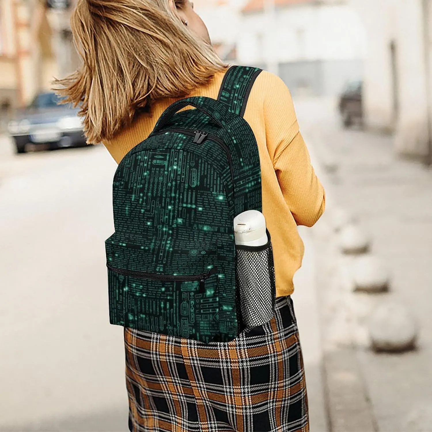 Small Backpacks Personalized Hacker Printing Travel Bag Lightweight Travel Backpack For Women Men