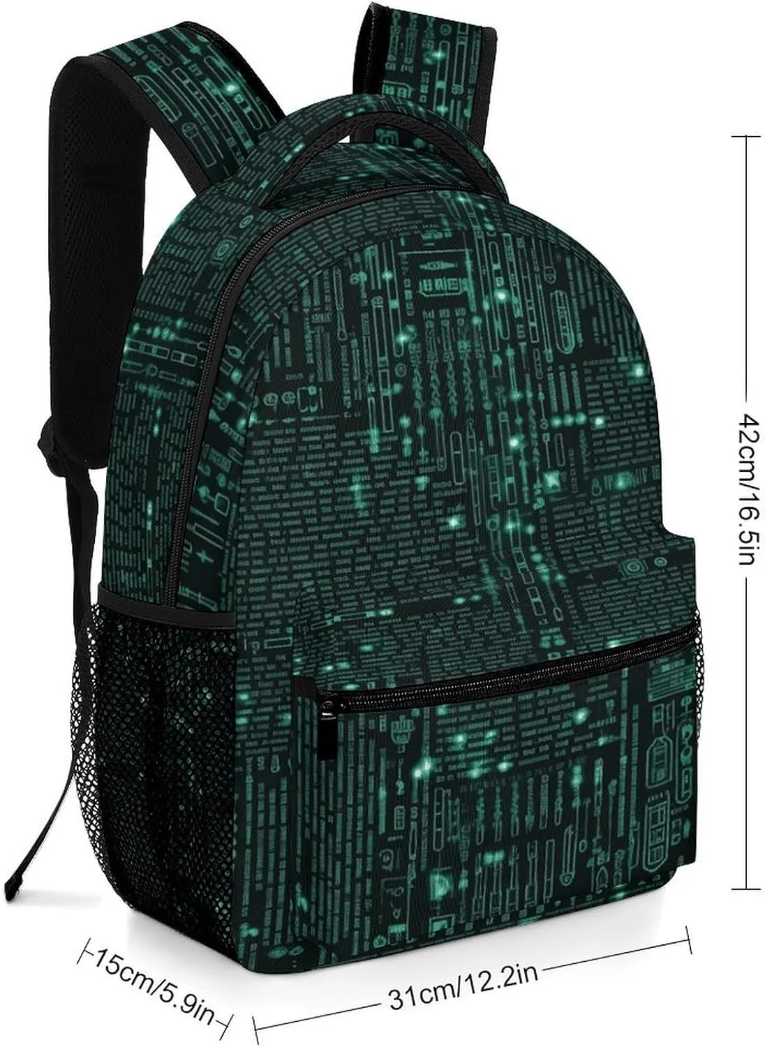 Small Backpacks Personalized Hacker Printing Travel Bag Lightweight Travel Backpack For Women Men
