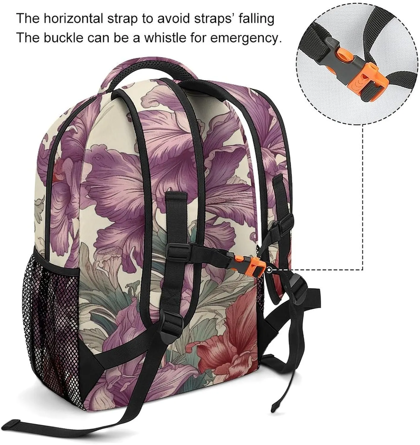 Small Backpacks Personalized Hand Painted Artwork Printing Travel Bag Lightweight Travel Backpack For Women Men