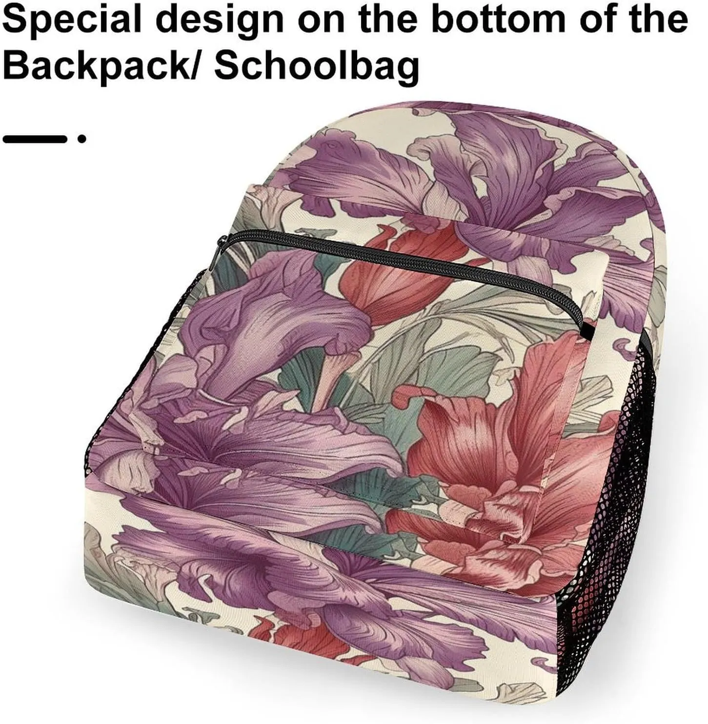 Small Backpacks Personalized Hand Painted Artwork Printing Travel Bag Lightweight Travel Backpack For Women Men