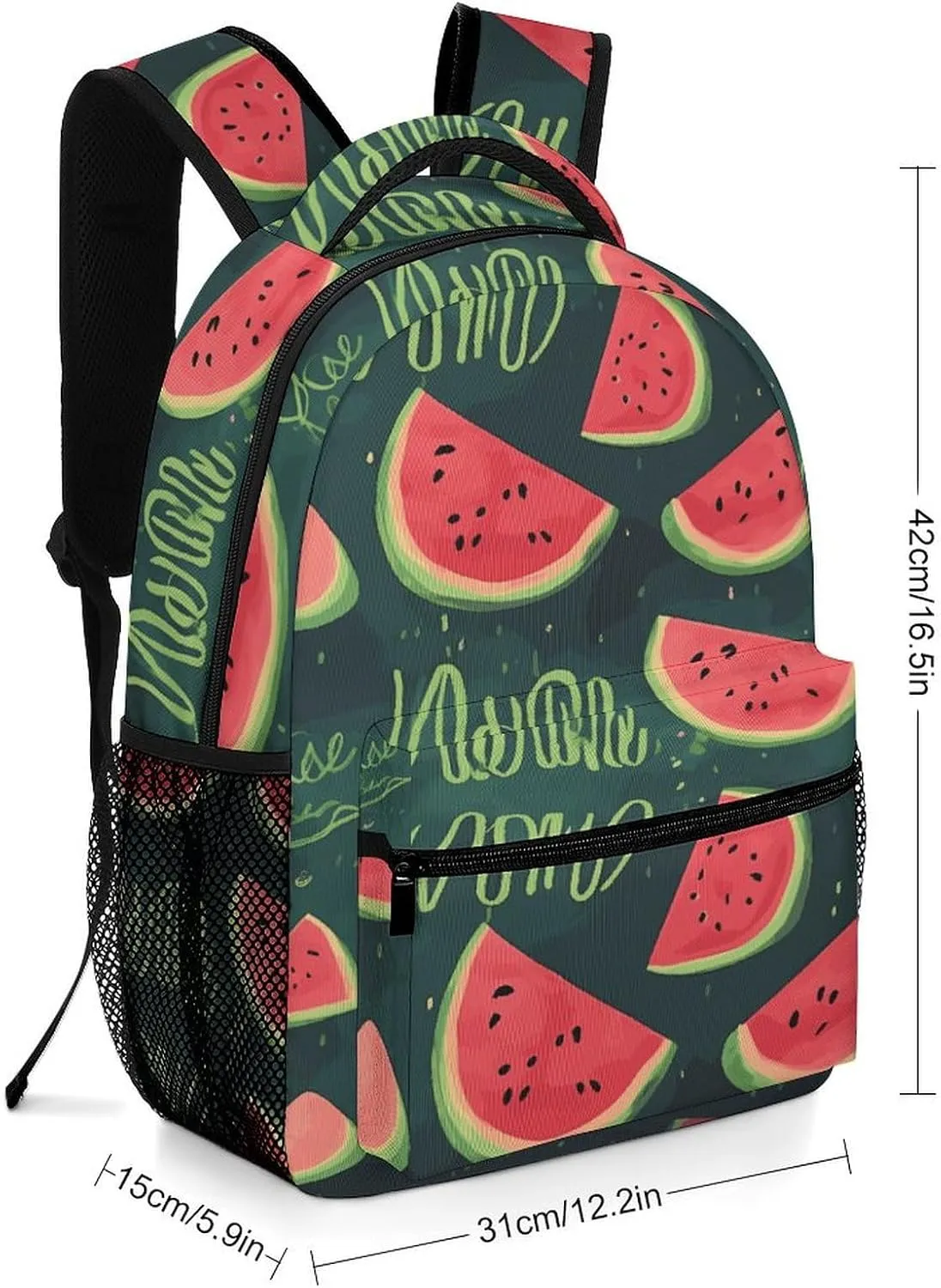 Small Backpacks Personalized in A Melon Printing Travel Bag Lightweight Travel Backpack For Women Men