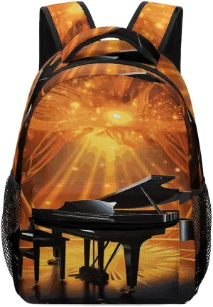 Small Backpacks Personalized Musical Theatre Printing Travel Bag Lightweight Travel Backpack For Women Men