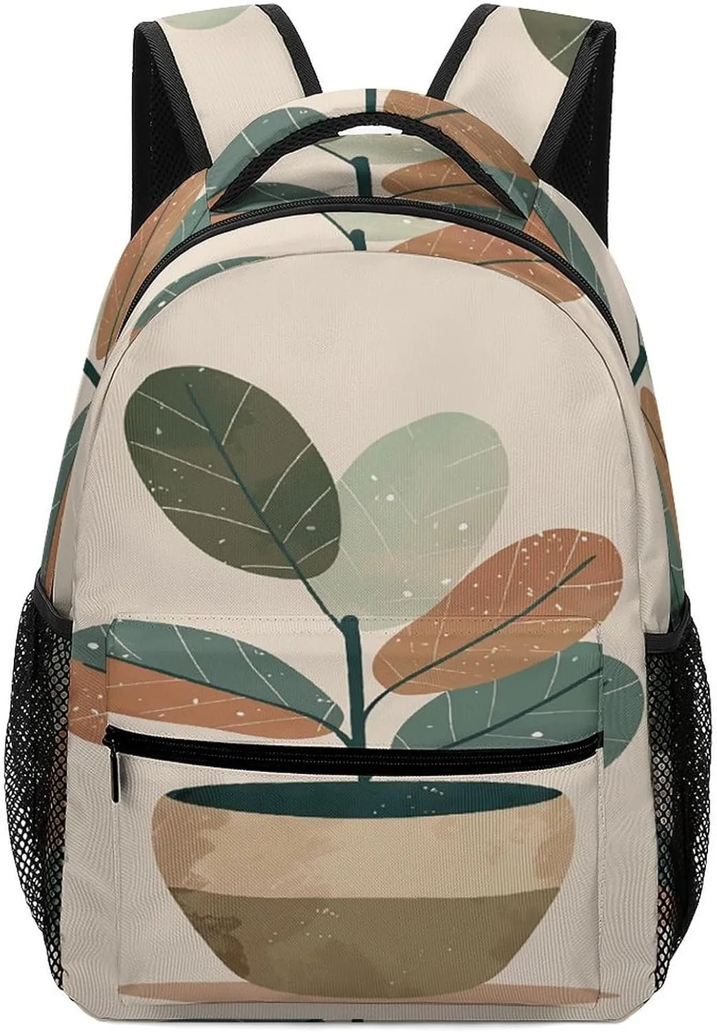 Small Backpacks Personalized Pots And Plants Printing Travel Bag Lightweight Travel Backpack For Women Men