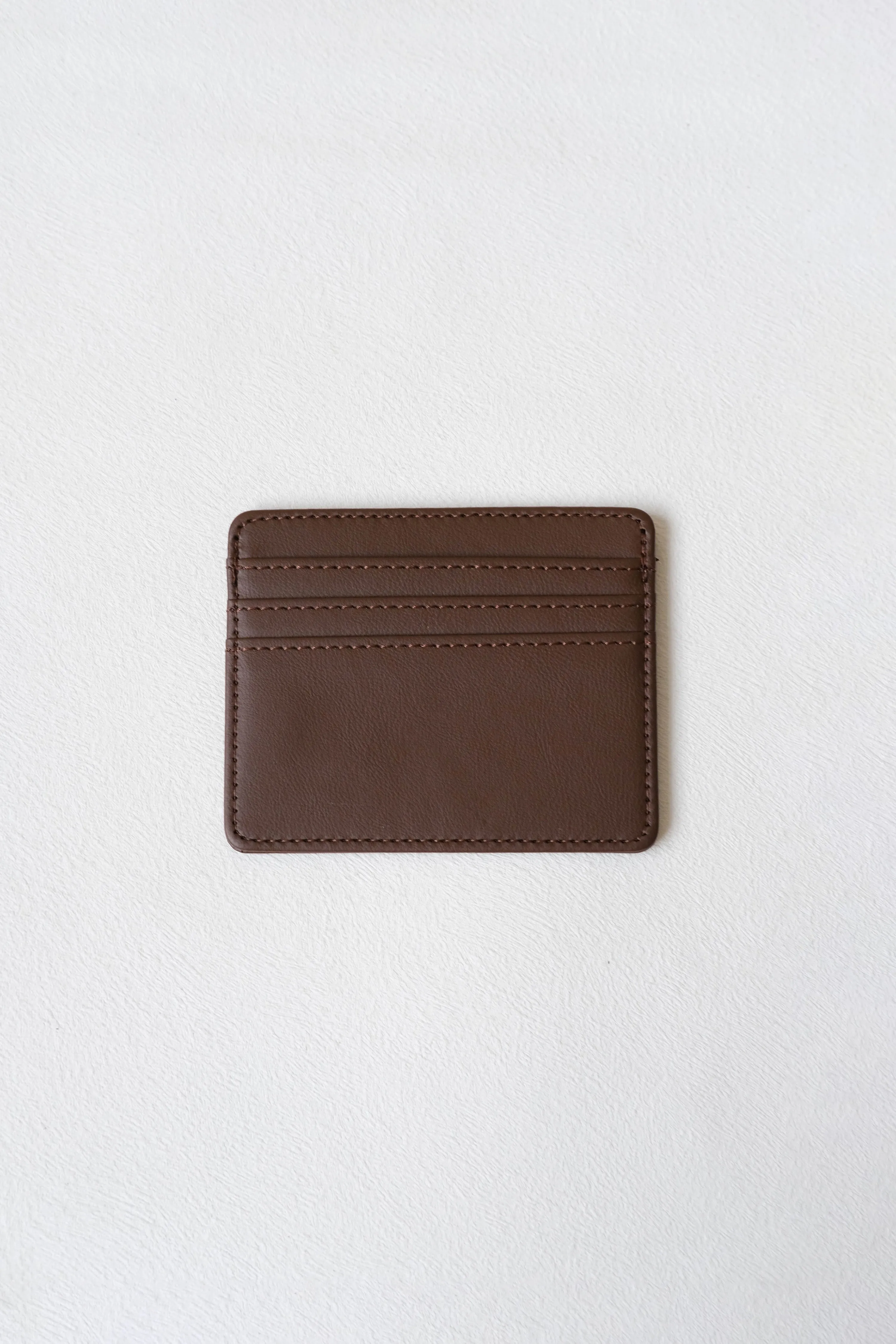 Small Card Holder In Brown