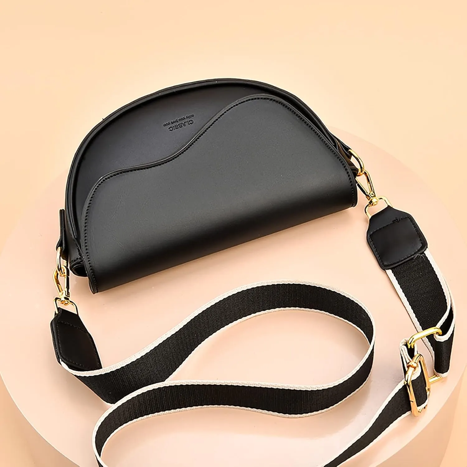 Small Crossbody Handbags For Women Multipurpose Soft Shoulder Bag Lightweight Retro Tote Bag Shoulder (Black, One Size)